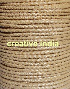 Cordons tressés métallisés tendance en cuir sablé, enduits, imperméables, écologiques, haute ténacité pour chaussures, sacs, bijoux, textile de maison - Product Image 2