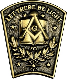 Pins masónicos de solapa con esmalte duro, emblema de la francmasonería con símbolo de brújula cuadrada y circular, para traje - Product Image 3