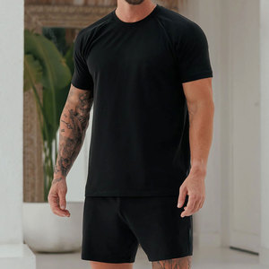 Conjuntos de Verano para Hombre de Marca Privada, Transpirables, 100% Algodón, Camiseta y Pantalones Cortos, Estilo Urbano, Directo de Fábrica Premium - Product Image 2