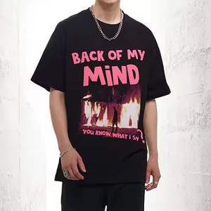 Camiseta de Moda para Hombre, 100% Algodón, Tejido Duradero, Ligero, Antiarrugas, Transpirable, de Alta Calidad, Gran Venta - Product Image 3