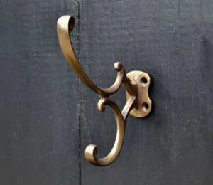 Brass <b>Hook</b> Hanger Wall Mounted Hangers Horse <b>Hook</b> Bathroom Towel <b>Hook</b> Double <b>Hooks</b> <b>Hanging</b> Clothes Sundries - Product Image 6