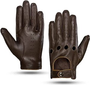 Guantes de Trabajo Resistentes al Frío, Forrados de Lana para Invierno, de Piel de Ciervo Granulada - Product Image 4