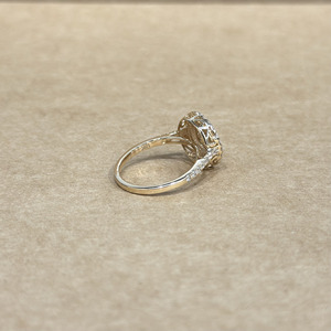 Premium Design Round Cut Elegant Design 0.89Ct Yellow Gold Diamond <b>Ring</b> VVS-VS Clarity IGI Certified From <b>Indian</b> Supplier - Product Image 4