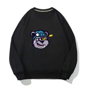 Survêtements pour hommes en molleton lourd 100% coton French Terry, effet délavé soleil, avec impression DTG de logo personnalisé, style streetwear, pantalon évasé - Product Image 3