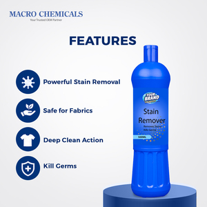 Effective Malaysia Manufacturer OEM Stain Remover High Efficiency Formula For Tough Grease Stains Fabric Clean Booster <b>Blue</b> - Product Image 4