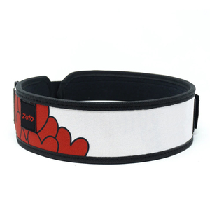 Ceinture de musculation en nylon autobloquante avec boucle métallique, motif personnalisé par sublimation, soutien lombaire, ceinture de gym - Product Image 3