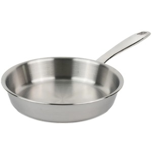 Stainless Steel Frying <b>Pan</b> Round Minimalist Design Durable Hand Wash Only For Gas <b>And</b> Induction Cooker - Product Image 3