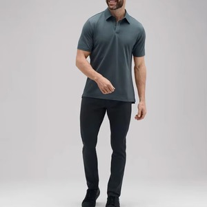 100% <b>Wool</b> Polo T Shirt Soft <b>Wool</b> Short Sleeve Shirt for Men Lightweight <b>Base</b> <b>Layer</b> Polo t Shirt USA Size - Product Image 3
