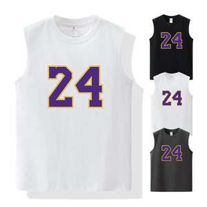 Camiseta Deportiva de Verano para Hombre, Informal, Transpirable, de Secado Rápido, Spandex/Algodón 180g, Colores Sólidos, Diseños de Parches Personalizables - Product Image 2