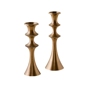 Nuevo Candelabro de Alta Calidad con Acabado en Latón para Decoración del Hogar, Portavelas de Aluminio Fundido Hecho a Mano y Personalizado S/2 - Product Image 1
