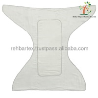 Couche profilée pour adulte en sergé 100% coton de haute qualité confortable, haute absorption, coupe réglable, couche pour adulte de taille personnalisée