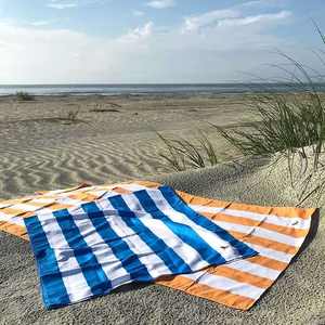Custom High Quality Turkish Tropical <b>Beach</b> <b>Towels</b> 100% Cotton Embroidered Quick-Dry for Men and Women All-Season Wholesale - Product Image 3