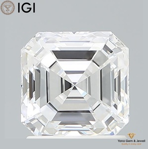 Diamante Cultivado en Laboratorio CVD, Corte Asscher, Color D, Claridad VVS2, 1.50 Quilates, con Certificado IGI, para Colgante Solitario de Lujo - Product Image 1