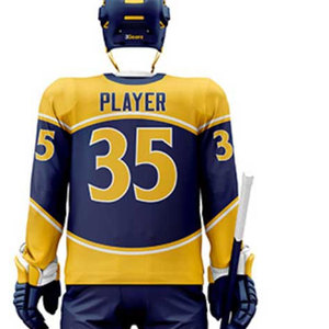 Uniforme de hockey sur glace personnalisé de haute qualité 2026, imprimé, respirant, séchage rapide, couleur et logo personnalisés, unisexe, adulte - Product Image 5