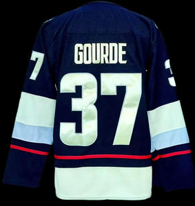 Unisex Ice Hockey Sportswear Polyester Quick Dry Breathable Knit OEM Custom Sublimated Adult Uniform - Product Image 5