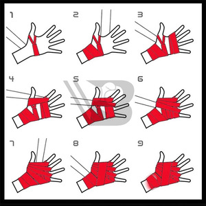 Boxing MMA Hand Wraps Martial Arts Gloves Thumb Loop Wrist Wraps Kickboxing Muay Thai <b>Dummy</b> Nylon Cotton - Product Image 4