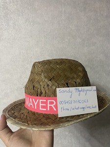 99 Gold Crafts Handmade Rafia <b>Straw</b> <b>Hat</b> Red Band Embroidery Logo Unisex Adjustable Casual Spring Summer Beach Tour Crafts Gifts - Product Image 3