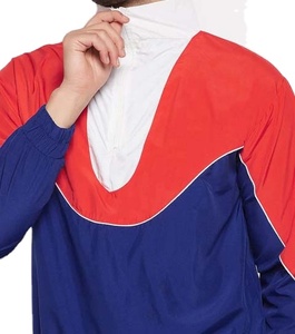 โรงงานผลิตเสื้อกันลมแบบกำหนดเอง เสื้อแจ็คเก็ต Anorak ผ้าไนลอนยับน้ำหนักเบา ซิปเต็มตัว กันยับ ระบายอากาศได้ดี เหมาะสำหรับเดินป่ากลางแจ้ง สำหรับทุกเพศ - Product Image 2