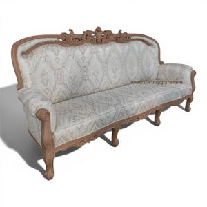 Luxury Chesterfield Square Eco-Friendly Leather <b>Sofa</b> with Wood Frame Three Seat Living Room Furniture From Indonesia - Product Image 1