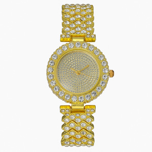 Reloj de Cuarzo para Mujer con Caja y Correa de Aleación con Incrustaciones de Diamantes de Imitación y Pantalla de Agujas - Product Image 3