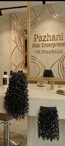 Cheveux bruts bouclés en vrac Temple, extensions de cheveux indiens 100% bouclés profonds, cheveux indiens bruts de qualité supérieure, lots de cheveux vierges à prix abordable - Product Image 5