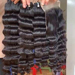 Mèches naturelles très ondulées de qualité supérieure, cheveux vierges - Product Image 3