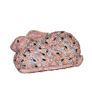 Bolso de mano tipo clutch con cuentas, diseño más reciente 2026, cierre abierto, decoración de perlas, bolso de guitarra de cristal para mujer, precio mayorista India - Product Image 1