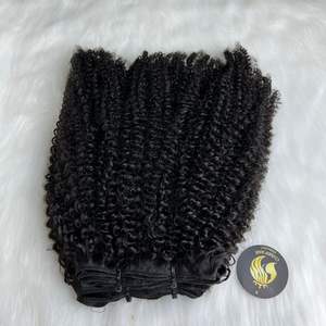 ผมหยิกหยิก 100% ผมบริสุทธิ์ - กลุ่มผมสานหยิกหยิกเวียดนาม - ผู้ขายกลุ่มผมมนุษย์ 100% - Product Image 5