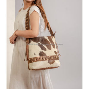 LW Sac fourre-tout en cuir véritable tendance Sac en cuir véritable tendance fait à la main 100% Pure - Product Image 2
