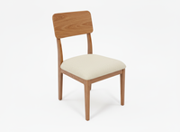 Ensemble de table basse ronde moderne avec 4 chaises, en frêne massif et placage MDF, durable, décoratif, facile à nettoyer, meubles de salon
