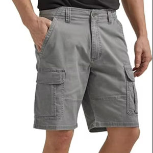 กางเกงขาสั้นคาร์โก้ผู้ชายสำหรับฤดูร้อน ความยาวระดับเข่า สไตล์ลำลอง ชุดทำงานลำลอง กางเกงขาสั้นผ้าแคนวาส - Product Image 1