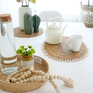 Rattan Placemat Handmade Natural Woven <b>Table</b> <b>Mat</b> Premium Quality Eco Friendly Dining Decor Hot Sale Wholesale Supplier - Product Image 3