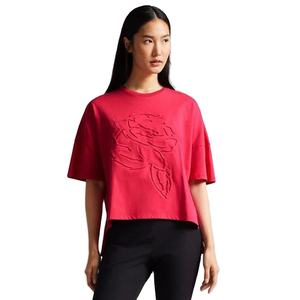 Camisetas cortas de moda Fitness para mujer personalizadas al por mayor camisetas cortas de algodón para niñas camisetas cortas transpirables - Product Image 1