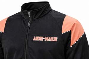 Custom Men Black Peach Tracksuit Zipper Jacket Side Stripe Sweatpants Sportswear Set Running Fitness <b>Jogging</b> <b>Suit</b> OEM Wholesale - Product Image 5