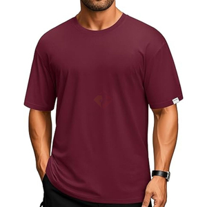 Camiseta de hombre con efecto tie-dye, hombros caídos, corte holgado y extragrande, mezcla de algodón, estilo streetwear, fabricante de logotipos personalizados - Product Image 6