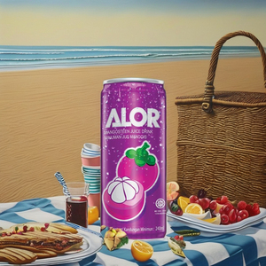 น้ำมังคุดผสมผลไม้หลายชนิด ฮาลาล อัลลอร์ 240 มล. พร้อมดื่ม น้ำตาลน้อย รสชาติมะม่วง บรรจุกล่อง ผลิตในมาเลเซีย - Product Image 3