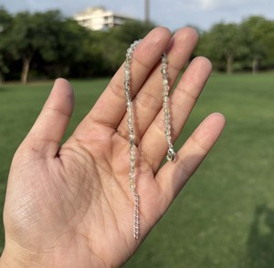 Genuine Herkimer Diamond Crystal <b>Bracelet</b> Handmade 925 Sterling Silver Minimalist <b>Beaded</b> <b>Bracelet</b> Factory Wholesale - Product Image 3