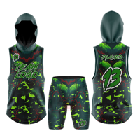 Seragam Flag Football 7v7 Harga Terjangkau Tanpa Lengan Bahan Polyester Printing Sublimasi Logo Nama Nomor Custom Ukuran Besar 7on7