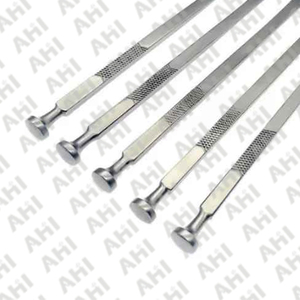 AHI Ensemble d'osteotomes dentaires allemands en acier inoxydable, ciseaux à os manuels, osteotomes droits et courbés - Product Image 3