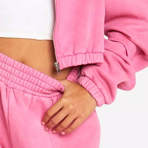 Chándal de salón lavado ácido para mujer, conjunto de ropa de calle informal cómoda, estilo de calle, chándal de lavado ácido para mujer, moda 2026 - Product Image 4