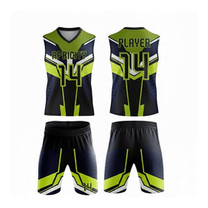 Conjunto de Uniforme de Fútbol Americano 7v7 Personalizado, Jersey y Pantalones Cortos Sublimados, Ligeros, Transpirables, de Secado Rápido, Anti-UV, Sin Mangas, Deportivos - Product Image 1