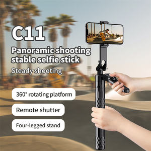 Trípode Extensible para Selfies <span class=keywords><strong>C11</strong></span> de 1.85m con Control Remoto Inalámbrico, Soporte Largo para Piso, Estabilizador para Transmisión en Vivo - Product Image 4