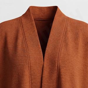 Nuevo diseño de vestido abaya modesto para mujer, con mangas abullonadas abiertas y plisadas, hecho de poliéster, para verano y otoño, estilo elegante inspirado. - Product Image 4