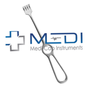 เครื่องมือผ่าตัดแบบแหวนหลายง่ามยี่ห้อ Volkmann Rake Retractor พร้อมด้ามจับ  โดย medicab surgical instruments - Product Image 2
