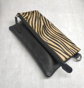 Bolso Bandolera de Piel con Pelo de Tigre para Mujer, con Cremallera, Bolsillo para Móvil, Venta al por Mayor, Personalizado, Directo de Fábrica, Exportación - Product Image 4