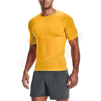 T-shirt de compression pour homme, respirant, vêtements de sport athlétiques pour la gym, le fitness et les séances de course à pied, performance masculine