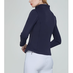 Women's Elite Dressage Equestrian Competition Jacket Genuine Leather Breathable Moisture Wicking Formal Show <b>Coat</b> - Product Image 4