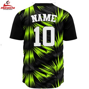 Maillot de baseball personnalisé de haute qualité, sublimation, tissu léger et doux, coupe confortable, respirant - Product Image 2