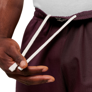 Pantalon de jogging ample pour homme, coupe droite, violet cerise, style streetwear, idéal pour la gym et le fitness - Product Image 6