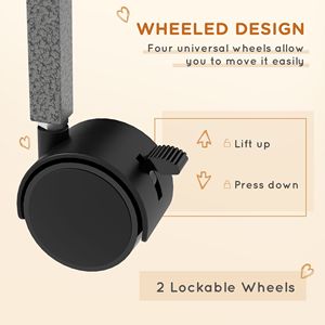 Gabbia Mobile Moderna Argento per Animali di Taglia Media e Grande (4 Porte per Allevamento, Pappagalli, Rettili, Uccelli) - Product Image 5